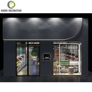 התאמה אישית נעלי ספורט אופנה חנות קיר התאמת גוף נעליים תצוגה ארון נעליים תצוגה - Product Image 5