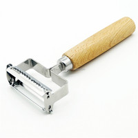 Dual Use Sester Pester Fruitschillers Groenteschiller Voor Keuken Met Houten Handvat Keuken Gebruik-Handmatig Aardappelvoorbereidingsgereedschap