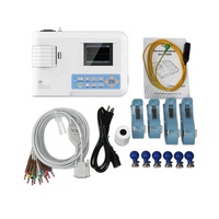 CONTEC ECG100G Monitor de ECG Portátil, Electrocardiógrafo, Máquina de ECG, Dispositivos de ECG para el Hogar