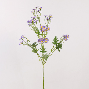 Bouquet de marguerites artificielles à longue tige de style prairie fraîche, aspect naturel, 29,92 pouces, pour la <span class=keywords><strong>d</strong></span>écoration de vase à la maison et au bureau, bricolage - Product Image 5