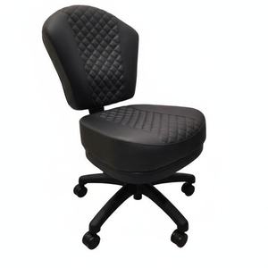 Chaise de poker réglable en fer noir, moderne et durable, pour casino, confortable et élégante, idéale pour les joueurs, les hôtels, la salle à manger et le salon - Product Image 1