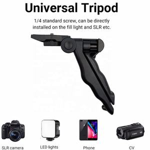 Trépied de téléphone <span class=keywords><strong>Youtube</strong></span> avec lumière et microphone vlogging kit micro vidéo trépied pour téléphone avec mini microphone sans fil - Product Image 4