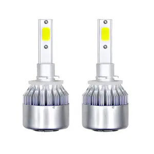 high quality s2 cob 18w 24w headlamp bulb C6 H4 9003 HB2 car led headlight 6000k 6000lm 40w bulb lamp 9003