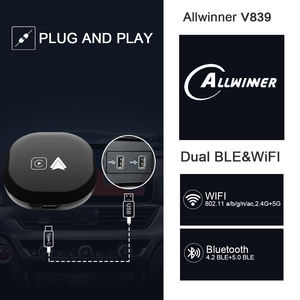 Autoabc Adaptateur Carplay sans fil pour audi A1-A8 Q3-q7 <span class=keywords><strong>S4</strong></span>-s7 <span class=keywords><strong>Android</strong></span> Auto avec Airplay Mirror Link Compatible A4-a6 A5-a7 Q5 S5 - Product Image 3
