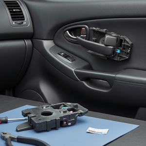 Original Elantra Right Interior <b>Door</b> Handle 2001 and Later Models Grainy TR 826202d000ca - Product Image 3
