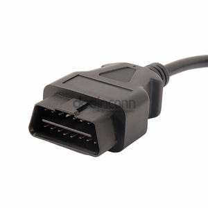 Yeşil tip 2 J1939 teşhis konnektörü ile ağır iş kamyonları için OBD II erkek yeşil J1939 dişi kablo - Product Image 3