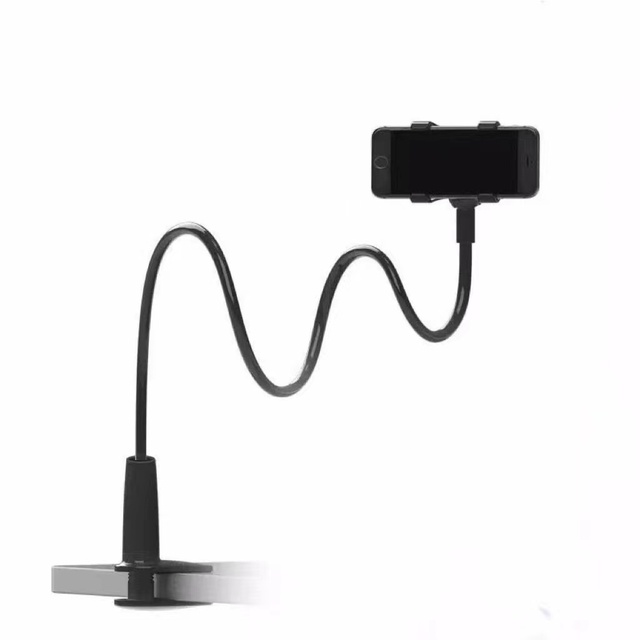 Mount Clamp for Desk Flexible Long Arm Headboard Bedside Clip Overhead Mount Stand Mobile Phone Holder for iPhone samsung