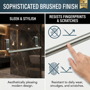 Portasciugamani da Armadio in Acciaio Inox Antiruggine Senza Foratura Personalizzabile all'Ingrosso - Product Image 3