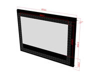 Écran de projection gonflable de qualité supérieure pour usage commercial, écran de cinéma gonflable étanche pour l'extérieur, en vente