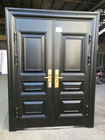 Usine chinoise personnalisée appartement porte coupe-feu et antivol porte coupe-feu en acier de sécurité