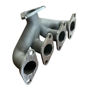 جودة عالية مخصصة 3D الطباعة الألومنيوم الفولاذ المقاوم للصدأ المعادن العادم مشعب للسيارات/دراجة نارية أجزاء - Product Image 3