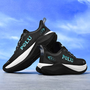 รองเท้าเดินสบายดีไซน์ใหม่สำหรับผู้หญิง รองเท้าวิ่งผู้ชายแบบ OEM ระบายอากาศได้ดี พื้นหนา กันลื่น - Product Image 4