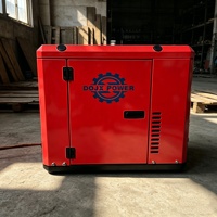 Générateur diesel silencieux 6/7/8KW, conception insonorisée, 220V monophasé ATS AVR, petit groupe électrogène portable pour maison, yacht, croisière