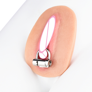 Nieuw Ontwerp Mannelijk Vrouwelijk Roestvrij Staal Stealth Lock Mannelijk Kuisheidapparaat Fetisj Mannen Penis Urethraal Volwassen Spel Bandage Kuisheid - Product Image 2