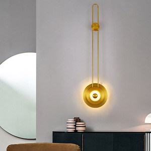 Minimalist Wall Lamp Led E27 Switch Control Glass Ripple Design For Bedroom <b>Corridor</b> Project <b>Lighting</b> - Product Image 4