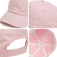 Casquette de baseball en coton pour enfant, style streetwear, 6 panneaux, visière incurvée, broderie douce
