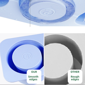 Molde de silicona reutilizable 100% no tóxico para hacer cubos de hielo cilíndricos grandes y huecos, accesorio para vasos. - Product Image 6