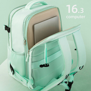 Custom 2025 Fashionable Multi-pocket <b>Nylon</b> Lining School Leisure Travel <b>Backpack</b> Waterproof Laptop Bag Softback <b>Backpack</b> - Product Image 6