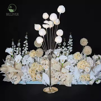 Fairy Luminous Tulip Stage Road Guide Empfangs bereich Kronleuchter Stand Boden Licht Blumen dekoration Hochzeit Geburtstag Event Party