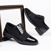 Chaussures habillées Oxford décontractées et formelles pour hommes, à lacets, antidérapantes, tendance, personnalisées, de créateur, pour l'école, toutes saisons