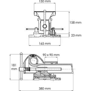 VIGOR - V6150 Vice - EAN 4047728060691 ROLLING WORKSHOPS ACCESSOIRES - Product Image 2