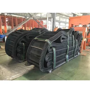 Price Skirt Rubber Sidewall Corrugated Sidewall System Portable Mining Cargo Conveyor Belt Skirt