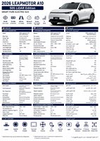 2026 Leapmotor A10 505 км LiDAR EV SUV с батареей 53 кВт·ч, 90 кВт, умное вождение, семейный автомобиль, в наличии, экспорт из Китая