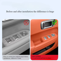 Boutons de Levage de Vitre de Voiture, Cadre de Porte, Boîte de Rangement, Garniture de Protection, 4 Pièces pour Leading Li Lixiang L6 L7 L8 L9, Style Silicone