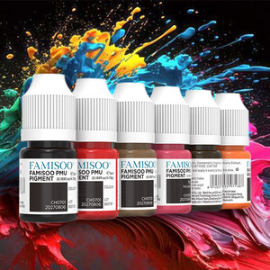 <span class=keywords><strong>Encre</strong></span> de tatouage pour maquillage permanent biologique, marque privée ODM/OEM, pigment pour lèvres, tatouage professionnel, micropigmentation, pigments PMU - Product Image 1