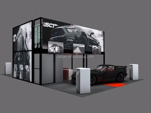 China aluminio grande doble cubierta stand con la etapa, feria, portátil cabina de seguridad - Product Image 2