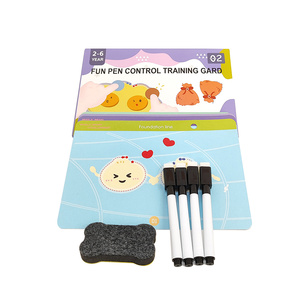 Offre Spéciale : Cahier d'Exercices Magique de Traçage avec Stylo et Tableau Blanc pour Enfants – 50 Pièces pour l'Entraînement du Contrôle du Stylo - Product Image 3