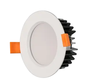 10W wadah bulat led tersembunyi dapat diredupkan downlight SMD led downlight die cast aluminium lampu langit-langit tersembunyi