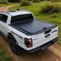 Couverture de benne de camionnette robuste Toyota Hilux Tacoma TRD Pro, étanche, en alliage d'aluminium, couvercle de benne rétractable, couvercle à enroulement