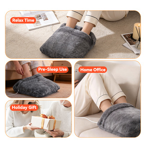 Almohadilla Masajeadora de Pies Cálida con Calor y Vibración, Apagado Automático Seguro, Calentador de Pies Portátil para el Hogar, Sofá, Dormitorio - Product Image 4