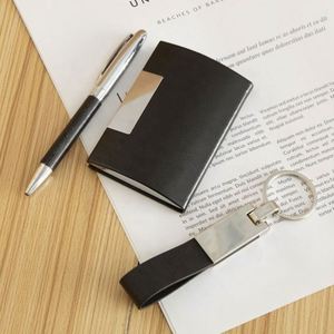 Personalized Executive <b>Gift</b> <b>Set</b>: Branded Pen & Card Holder for Corporate Events & Office Essentials - Perfect Promotional Swag - Product Image 3