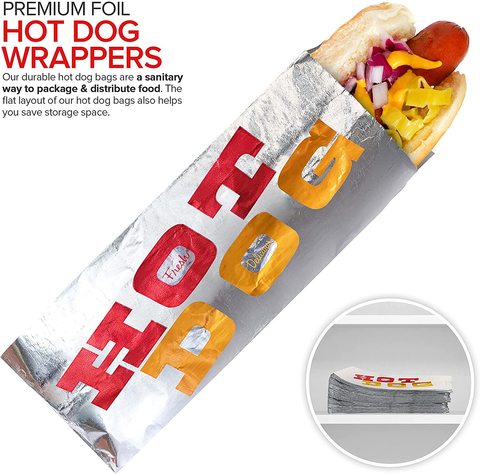Hotdog Foil Bags