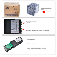 Controlador de Temperatura de Plástico con Sensor Termopar Tipo K REX-C100, Personalizado ODM OEM, con Control por Aplicación Inteligente para Horno de Panadería PID