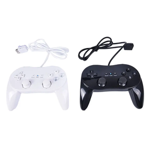 Manette de jeu filaire avec moteur de vibration, télécommande, manette de jeu, joypad pour <span class=keywords><strong>Wii</strong></span> Classic Pro, accessoires de jeu de deuxième génération - Product Image 5