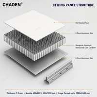 Panel Sarang Lebah Aluminium Penuh 4mm Berkualitas Tinggi, Ubin Dinding & Plafon, Ramah Lingkungan, Tahan Air, Tahan Api, Tahan Lama, Modern