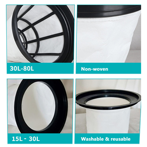 Bolsa de polvo de tela <span class=keywords><strong>para</strong></span> aspiradora Universal <span class=keywords><strong>para</strong></span> 15L 30L 60L 70L 80L 90L piezas de aspiradora Industrial accesorio - Product Image 2