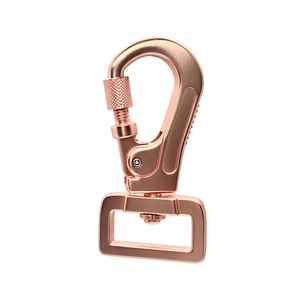 Anneau pivotant carré en alliage de zinc de haute qualité 21MM avec mousqueton à verrouillage à écrou - Product Image 5