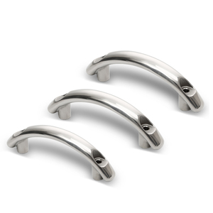 DMK205 Stainless Steel Precision Casting Handle Big Arc Tubular Cabinet <strong>Door</strong> Handle with Through Hole - Product Image 1