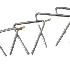 <span class=keywords><strong>Percusión</strong></span> Triángulos profesionales <span class=keywords><strong>de</strong></span> 4/5/6/8 pulgadas con barra batidora <span class=keywords><strong>Instrumento</strong></span> <span class=keywords><strong>de</strong></span> <span class=keywords><strong>percusión</strong></span> cromado - Product Image 3