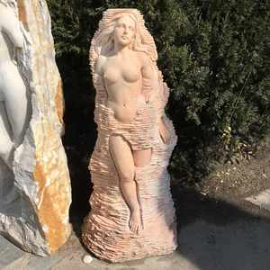 Jolie sculpture d'intérieur en pierre de <span class=keywords><strong>marbre</strong></span> nu, pour femme nue - Product Image 6