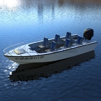 Conception professionnelle de bateau en alliage d'aluminium Disposition générale Bateau de pêche Conception de dessin 3D