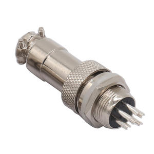 GX16 Circulaire Connector 2P 3P 4P 5P 7P 8P 9P 10-pins Luchtvaartstekker en Socket Hex Nut, Verzilverde Contacten PPS Behuizing - Product Image 5