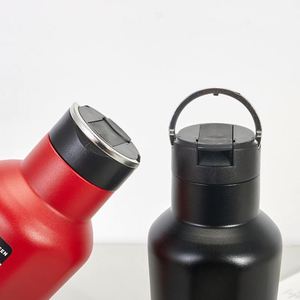 Custom 500/750ml Stainless Steel Vacuum Insulated Tumbler with Lid Powder Coating <b>for</b> Sport Gym Water Bottle - Product Image 4