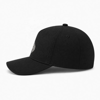 Casquettes de baseball décontractées et tendance en sergé de coton brodé, style minimaliste, 5 panneaux, structurées, ajustables avec fermeture snapback, pour le sport et la mode, vente en gros