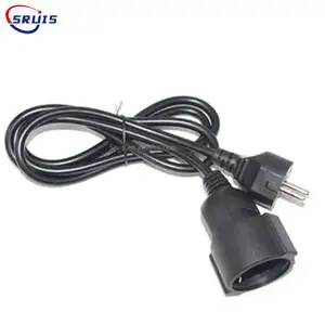 1.8m 0.75MM UK C5 ac power cord with 5A Fuse power cable for hair straightener