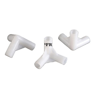 ข้อต่อท่อพลาสติกทรงกลมแบบสามทางคุณภาพสูงชนิดมุมฉาก - Product Image 1